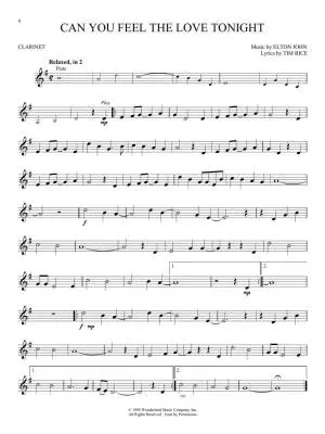 The Lion King for Clarinet: Instrumental Play-Along - Book/Audio Online