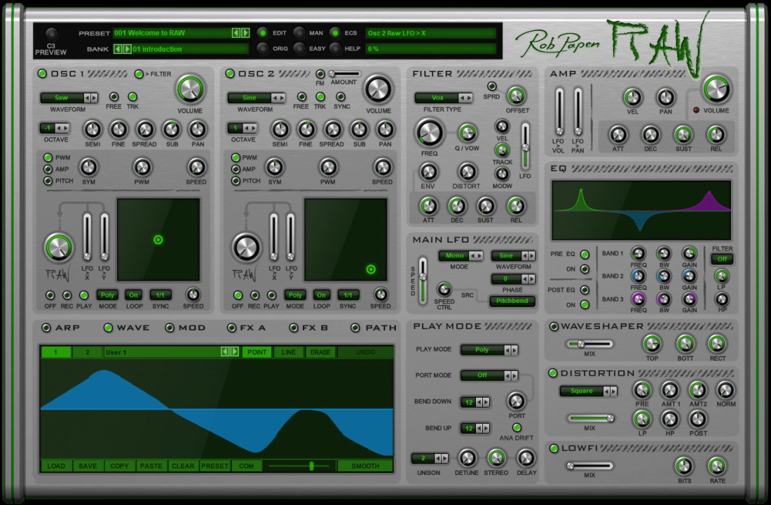 RAW Virtual Synthesizer - Download