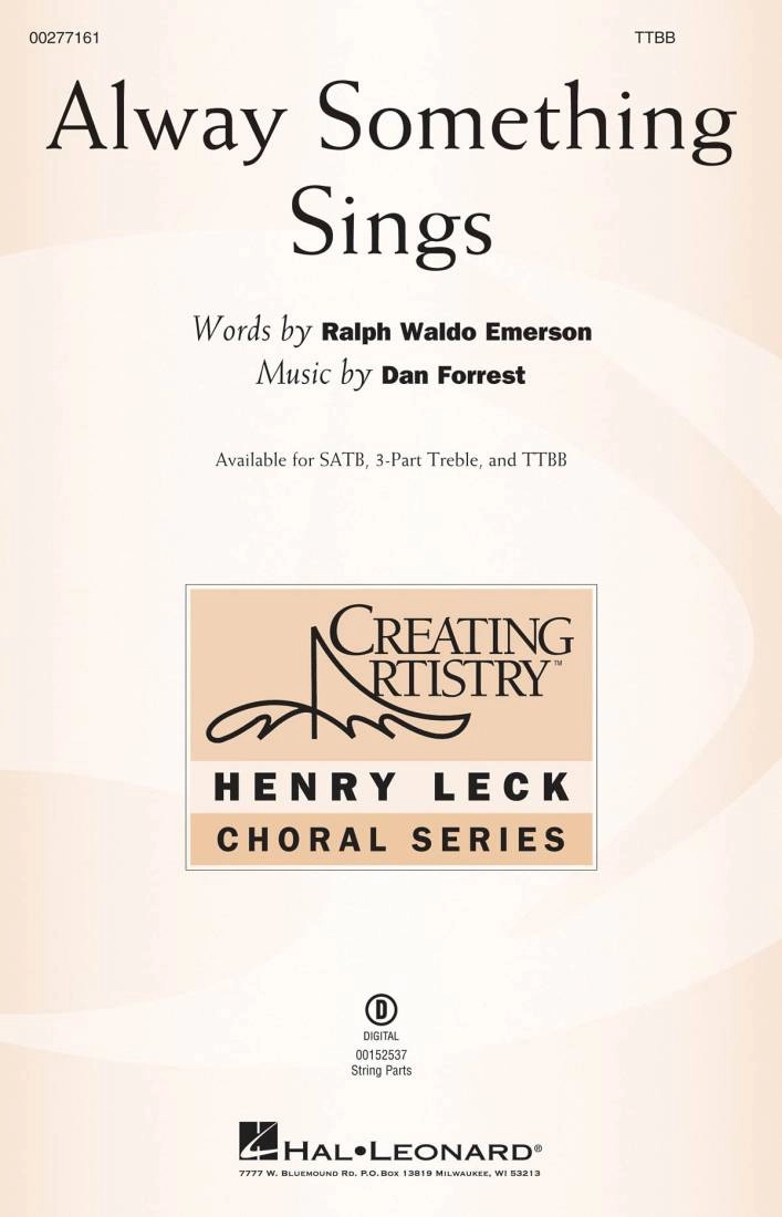 Always Something Sings - Emerson/Forrest - TTBB