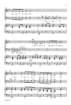 I Hear America Singing - Thomas - SATB