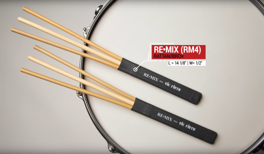 RM4 RE-MIX Rattan/Birch Rod Brush Pair