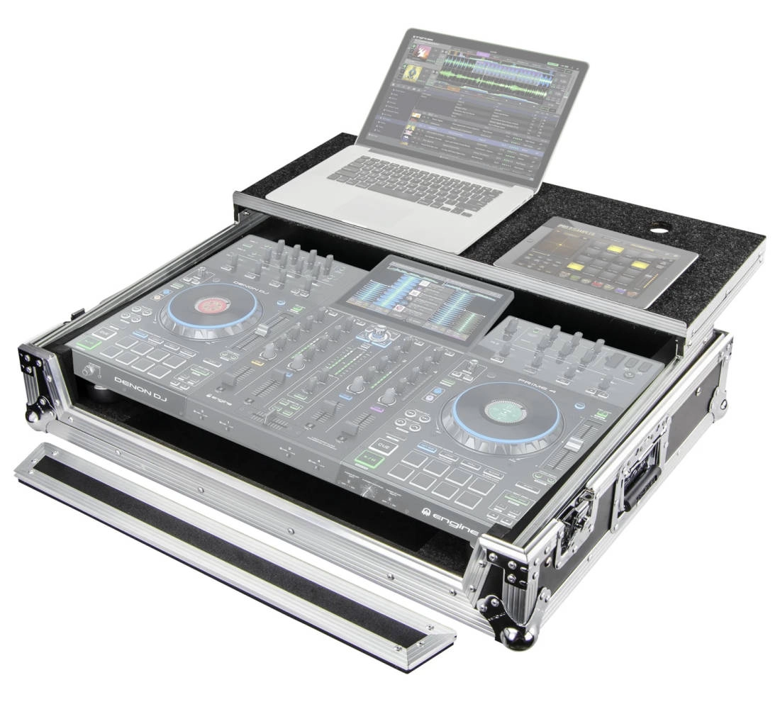 Flight Case for Denon Prime 4 with Glide Platform