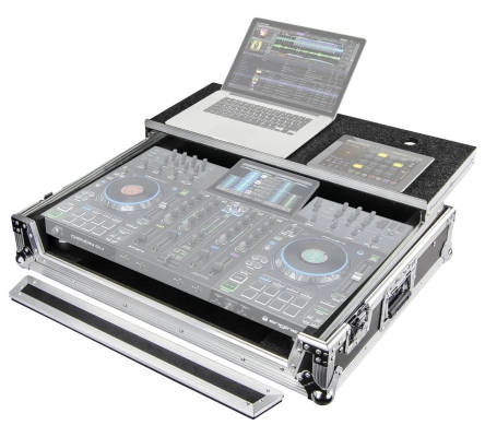 Odyssey - Flight Case for Denon Prime 4 with Glide Platform