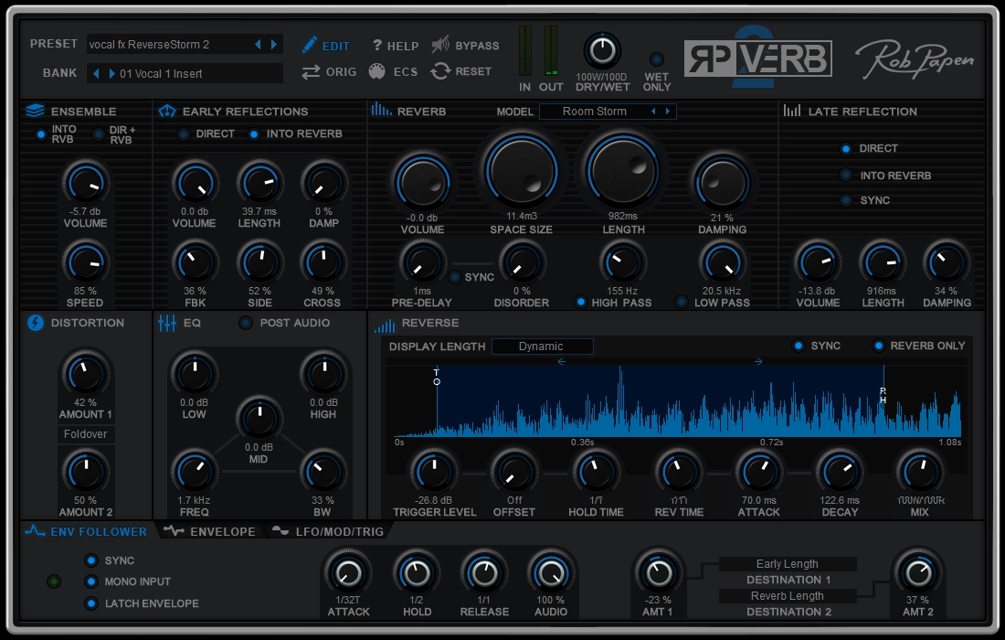 RP-VERB 2 Reverb & Delay FX Plugin - Download