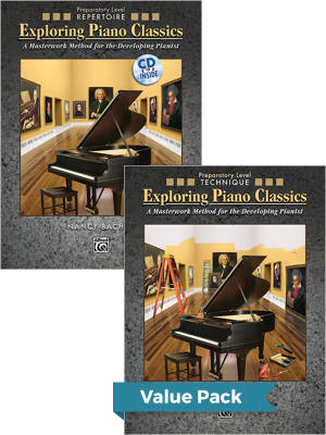 Alfred Publishing - Exploring Piano Classics, Preparatory Level (Value Pack) - Bachus - Books/CD
