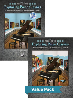 Alfred Publishing - Exploring Piano Classics, Level 1 (Value Pack) - Bachus - Books/CD