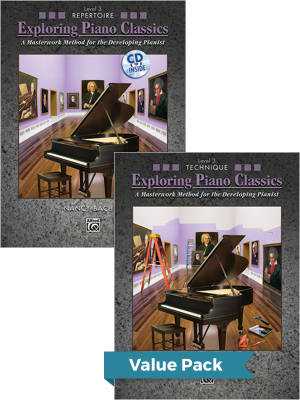 Alfred Publishing - Exploring Piano Classics, Level 3 (Value Pack) - Bachus - Books/CD