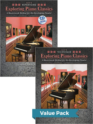 Alfred Publishing - Exploring Piano Classics, Level 4 (Value Pack) - Bachus - Books/CD