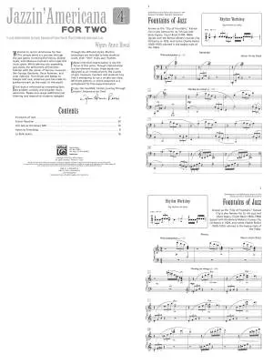 Jazzin\' Americana for Two, Books 3-4 (Value Pack) - Rossi - Piano Duet (1 Piano, 4 Hands) - Books