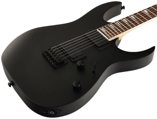 GRG121DX Gio RG 6-String Electric Guitar - Black Flat