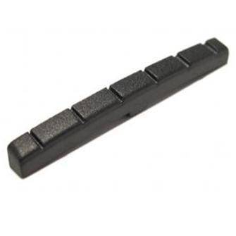 Black TUSQ XL Slotted Nut - Strat Slotted