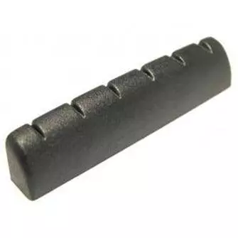 Black TUSQ XL Slotted Nut - 1/4 Epiphone Style