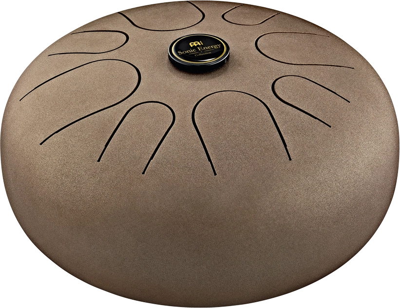 Sonic Energy Steel Tongue Drum in G-major - Vintage Brown