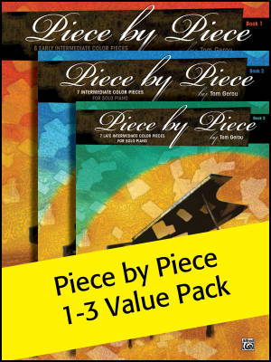 Alfred Publishing - Piece by Piece, Books 1-3 (Value Pack) - Gerou - Piano -  Books
