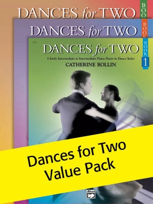 Alfred Publishing - Dances for Two, Book 1-3 (Value Pack) - Rollin - Piano Duet (1 Piano, 4 Hands) - Books