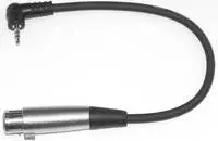 Link Audio Mini-Jack TRS-M to XLR-F Angled Cable - 6 foot