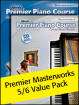 Alfred Publishing - Premier Piano Course, Masterworks, Books 5 & 6 (Value Pack) - Kowalchyk/Lancaster - Piano - Books/CDs