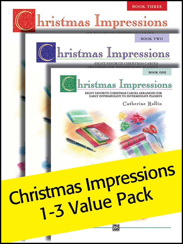 Christmas Impressions, Books 1-3 (Value Pack) - Rollin - Piano - Books