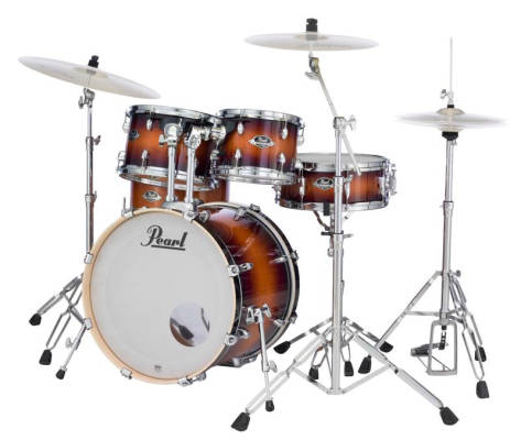Export EXL 5-Piece Drum Kit (22,10,12,14,SD) with Hardware - Gloss Tobacco Burst