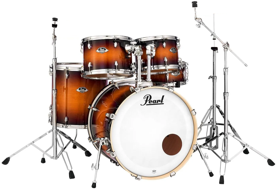 Export EXL 5-Piece Drum Kit (22,12,13,16,SD) with Hardware - Gloss Tobacco Burst