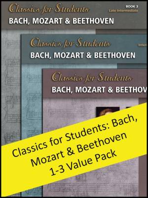 Classics for Students: Bach, Mozart & Beethoven, Books 1-3 (Value Pack) - Magrath - Piano - Books