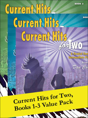 Current Hits for Two, Books 1-3 (Value Pack) - Coates - Piano Duet (1 Piano, 4 Hands) - Books