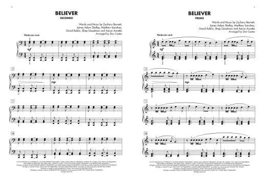 Current Hits for Two, Books 1-3 (Value Pack) - Coates - Piano Duet (1 Piano, 4 Hands) - Books