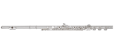 Amadeus Flutes - AF580 Flute with Sterling Silver Lip, Open-Hole, Offset-G, Split-E and B-Foot