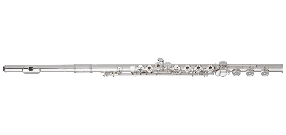 AF580 Flute with Sterling Silver Lip, Open-Hole, Offset-G, Split-E and B-Foot