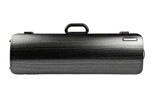 Bam Cases - Hightech Oblong Violin Case w/ No Pocket - Black Lazure