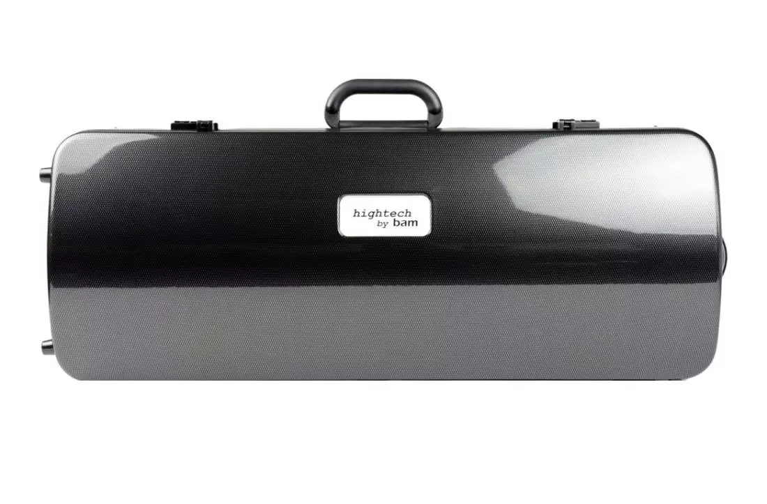 Hightech Double Violin Case - Black Carbon