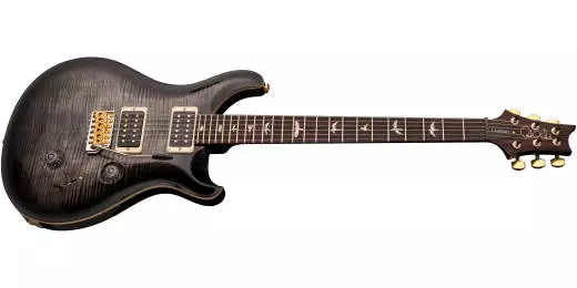 Custom 24 Electric Guitar with Pattern Regular Neck, Case Included - Charcoal Burst