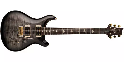 Paul Reed Smith - Custom 24 Electric Guitar with Pattern Regular Neck, Case Included - Charcoal Burst
