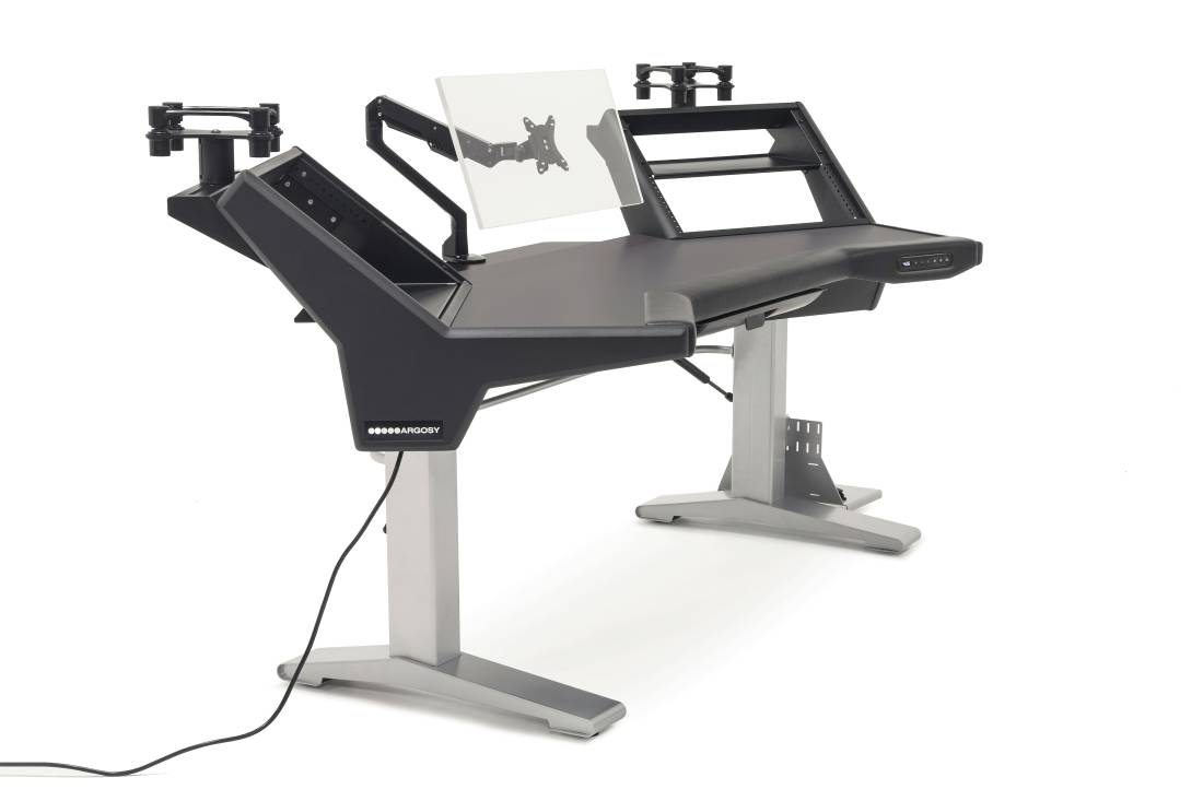 Halo.E2 Ultimate Sit-Stand Desk - Fingerprint Resistant Black Finish