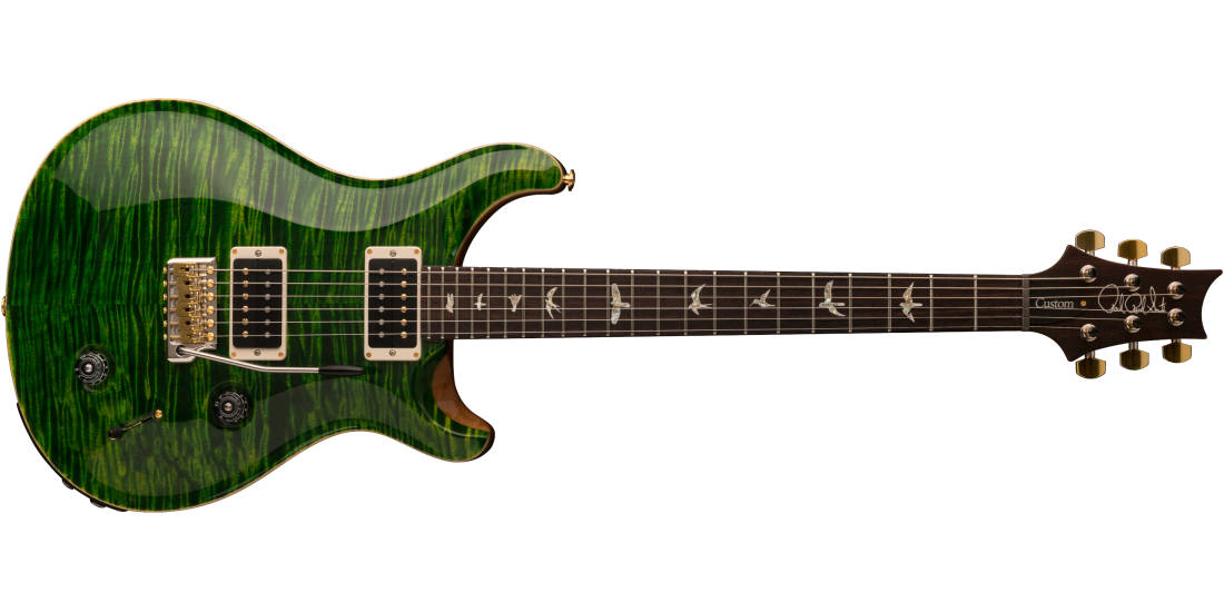 PRS Guitars Custom 22 Electric Guitar With Case - Emerald | Long