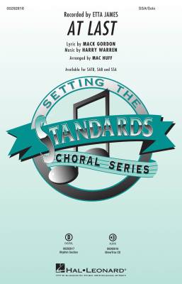 Hal Leonard - At Last - Gordon/Warren/Huff - SSA/Solo