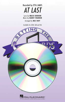 Hal Leonard - At Last - Gordon/Warren/Huff - ShowTrax CD