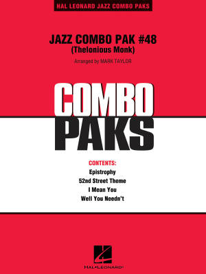 Jazz Combo Pak #48 (Thelonius Monk) - Taylor - Jazz Combo - Gr. 3