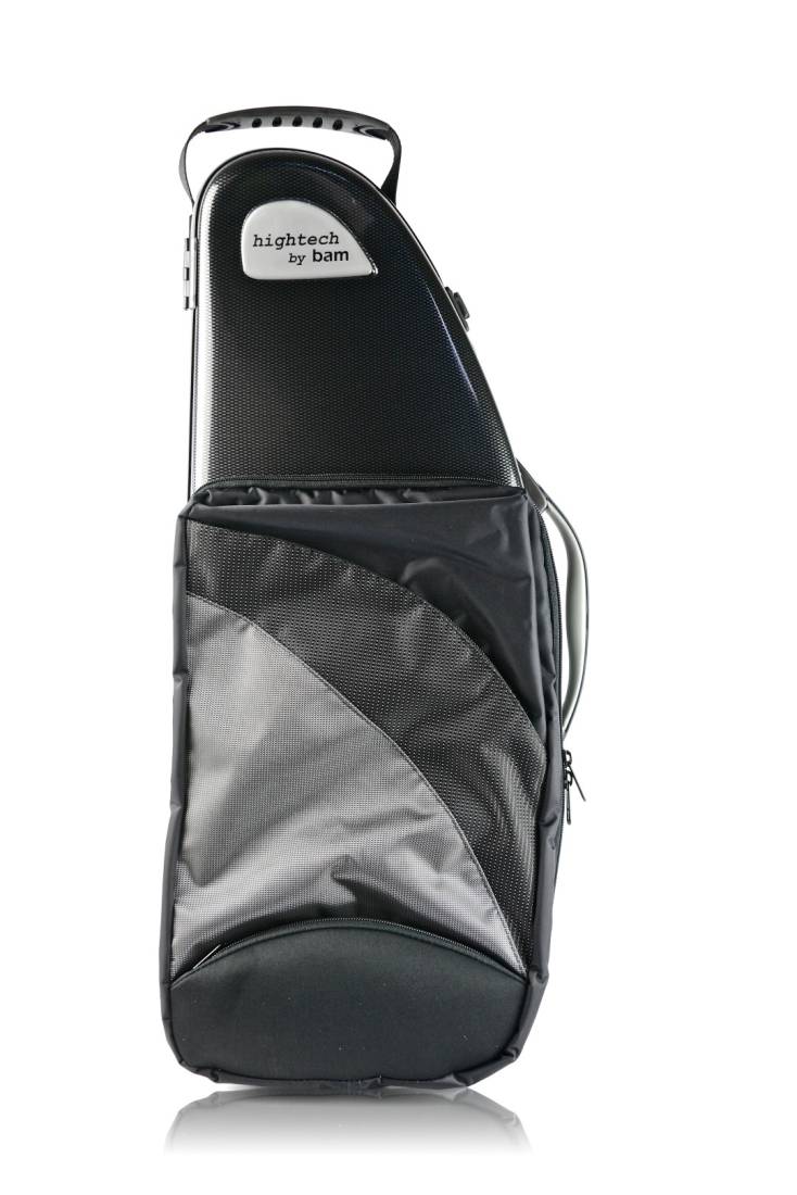 Hightech Alto Sax Case with Pocket - Black