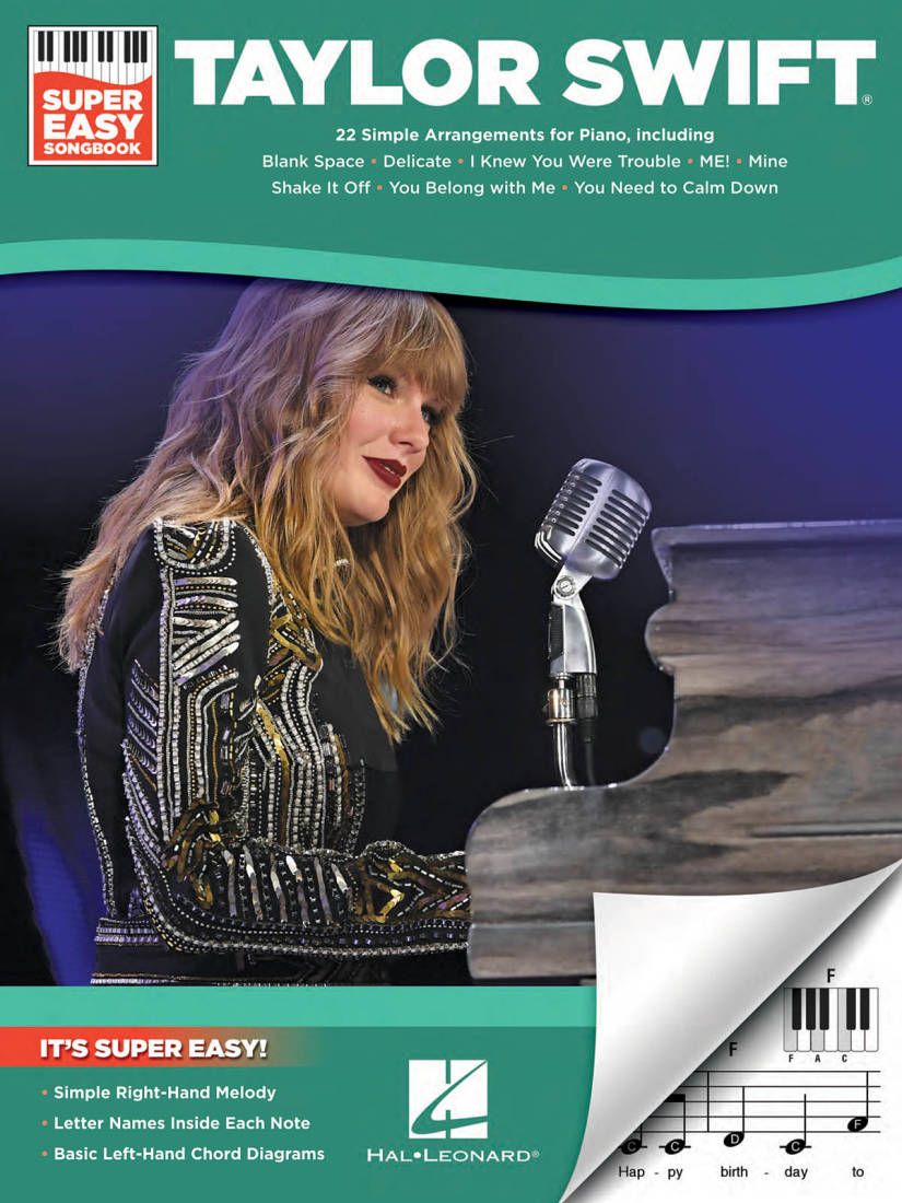 Taylor Swift: Super Easy Songbook - Easy Piano - Book