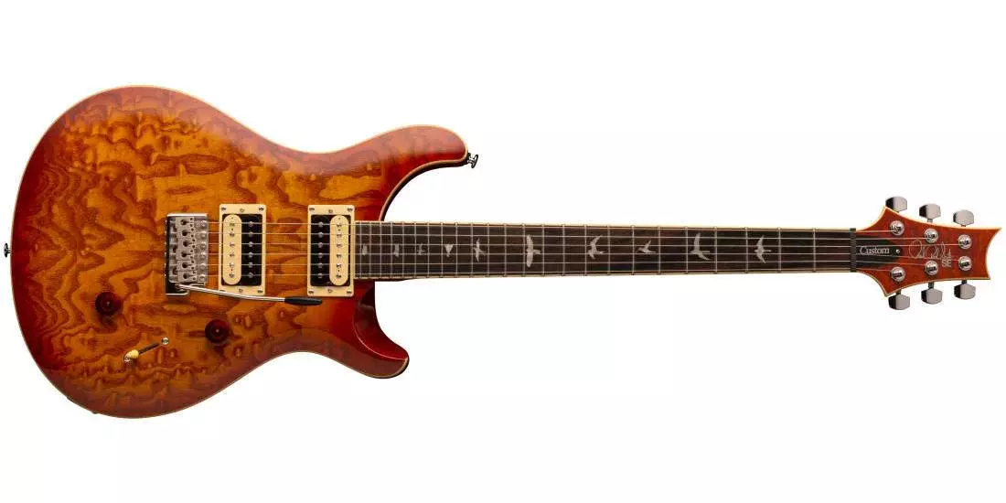 SE Custom 24 Burled Ash with Gigbag - Vintage Sunburst