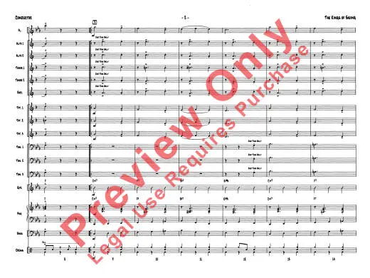 The Kings of Swing (We Three Kings) - Traditional/Story - Jazz Ensemble - Gr. 1
