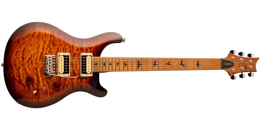SE Custom 24 Quilted Maple Top with Gigbag - Tobacco Sunburst