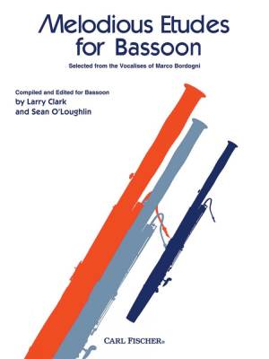 Carl Fischer - Melodious Etudes - Bordogni/OLoughlin/Clark - Bassoon - Book