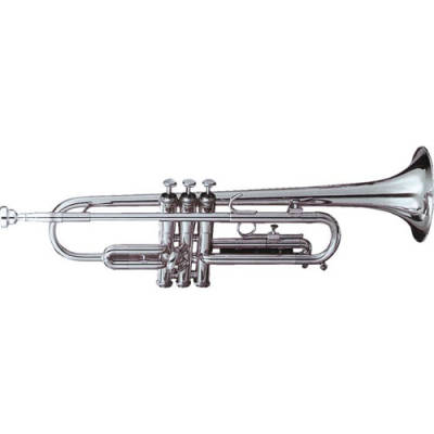 Silver Plated Trumpet with Soft Pack Case