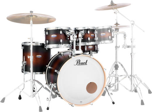 Pearl - Decade Maple 5-Piece Shell Pack (22,10,12,16,SD) - Satin Brown Burst