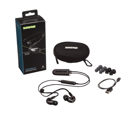 SE215+BT2 Wireless Sound Isolating Earphones - Black