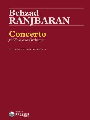 Theodore Presser - Concerto for Viola and Orchestra - Ranjbaran - Alto/Rduction pour piano