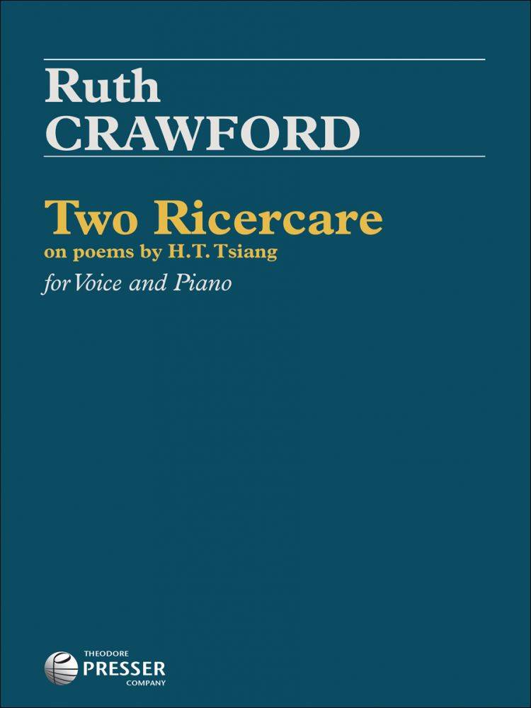 Two Ricercare on poems by H.T. Tsiang - Crawford - Voice/Piano
