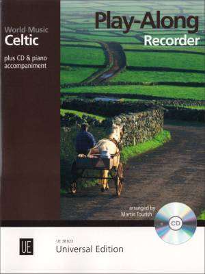 Universal Edition - Celtic Play Along: Recorder - Tourish - Recorder/Piano - Book/CD